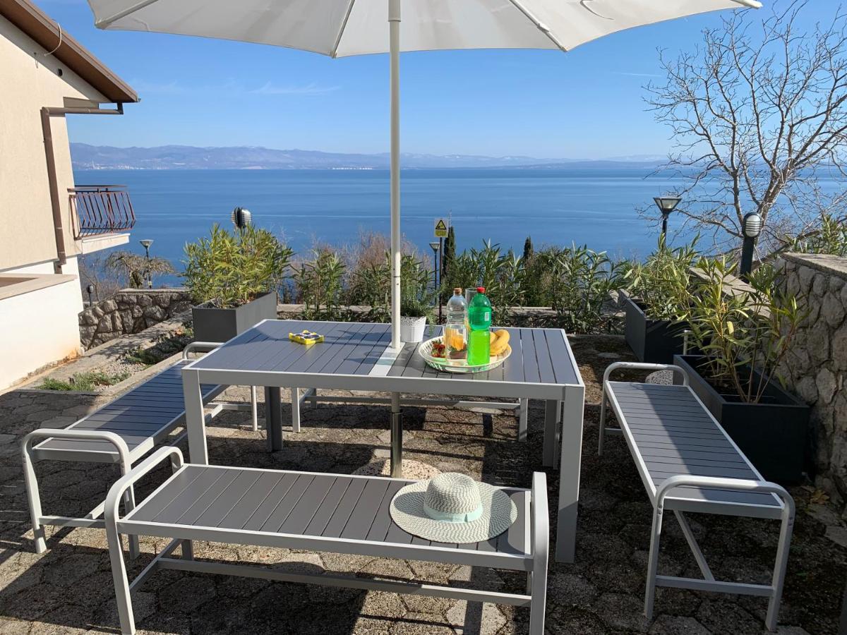 Apartments Near The Beach, With Terraces And Seaview At House B. Mošćenička Draga Dış mekan fotoğraf