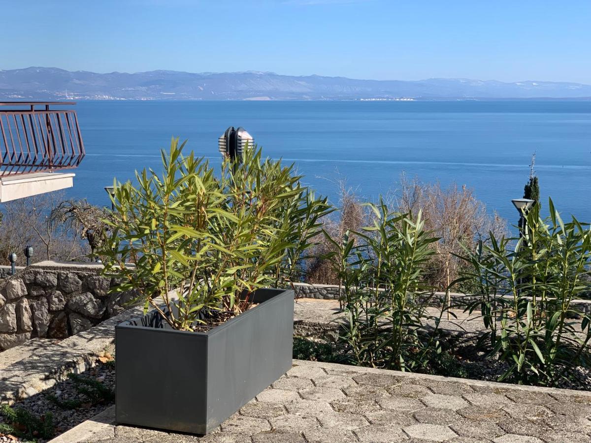 Apartments Near The Beach, With Terraces And Seaview At House B. Mošćenička Draga Dış mekan fotoğraf