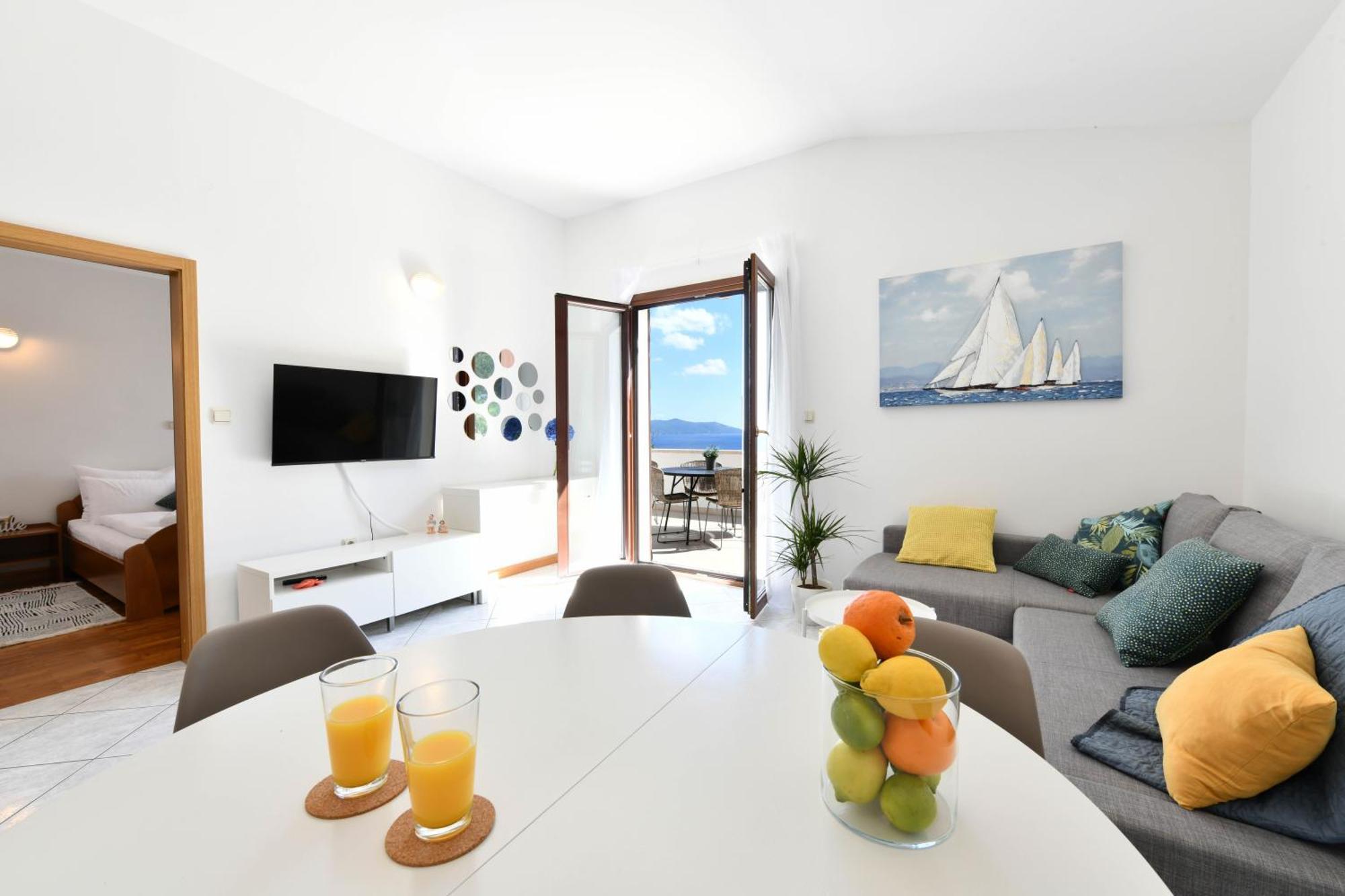 Apartments Near The Beach, With Terraces And Seaview At House B. Mošćenička Draga Dış mekan fotoğraf