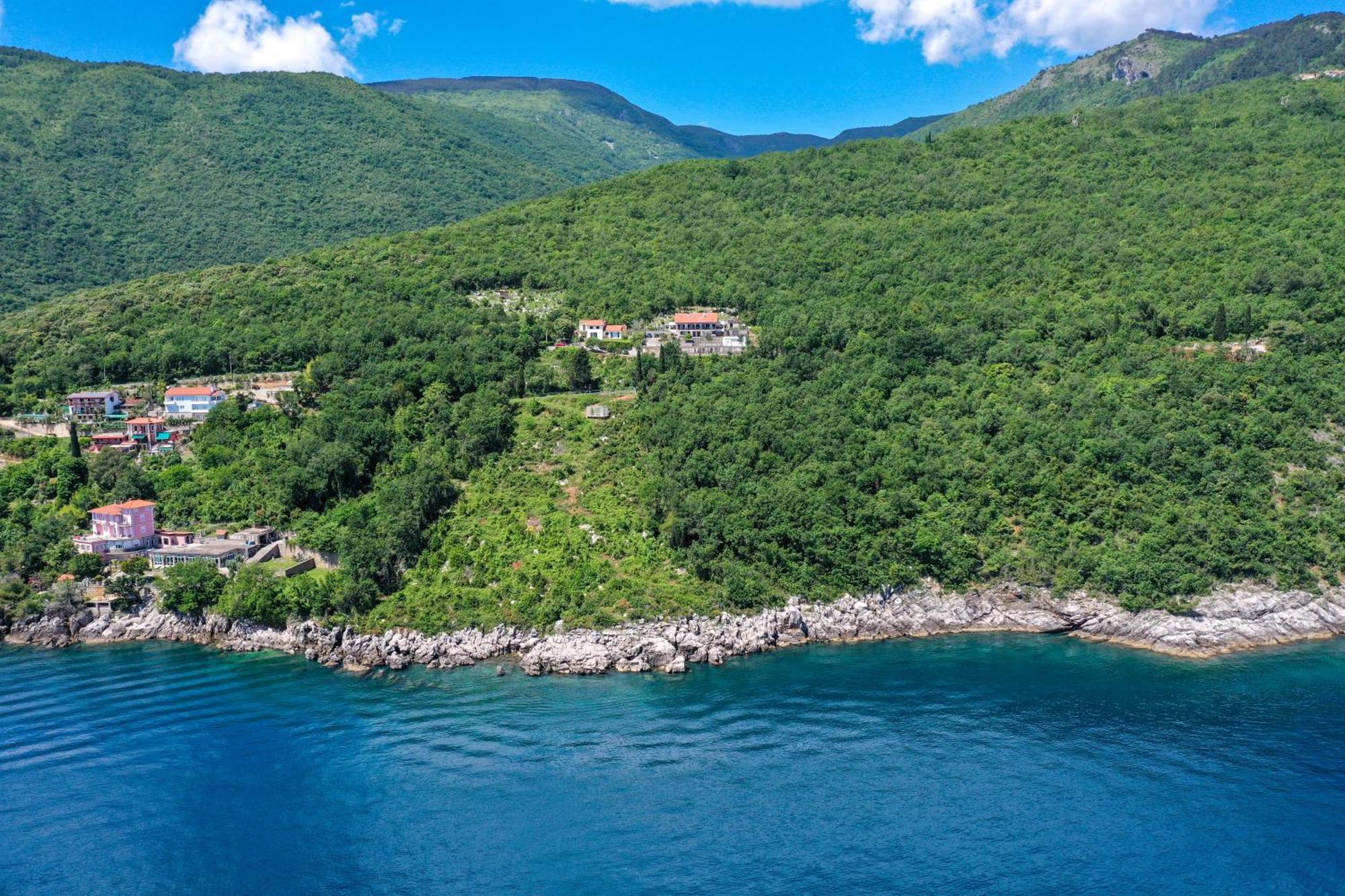 Apartments Near The Beach, With Terraces And Seaview At House B. Mošćenička Draga Dış mekan fotoğraf