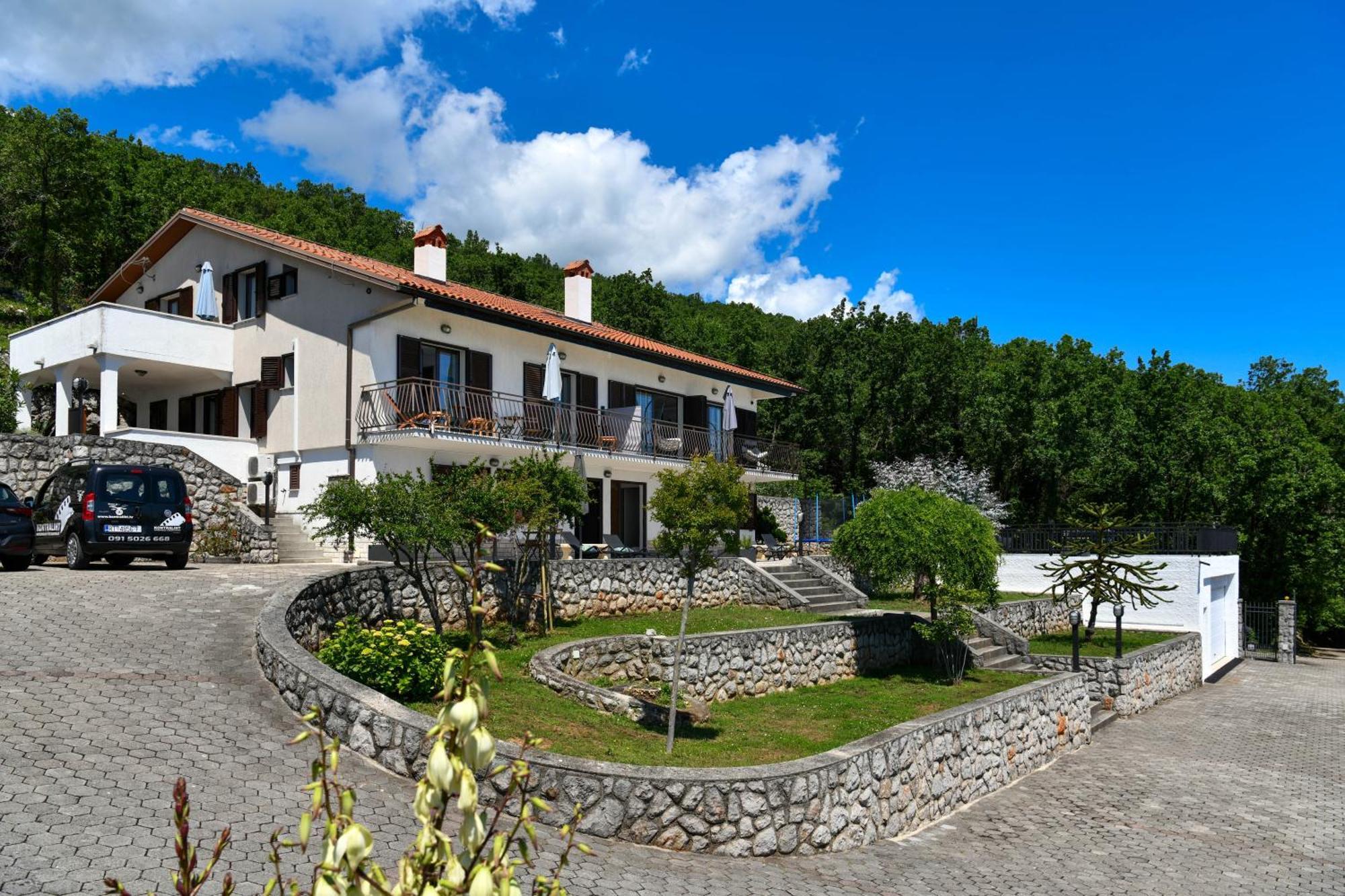 Apartments Near The Beach, With Terraces And Seaview At House B. Mošćenička Draga Dış mekan fotoğraf